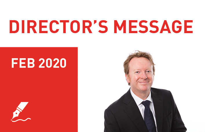 Director's Message - February 2020